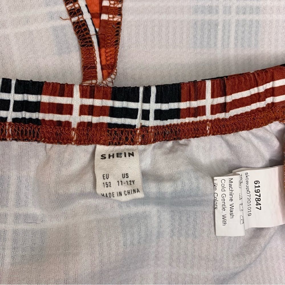 A-Line Plaid Skirt Kids 11-12y NWOT - Picture 8 of 8